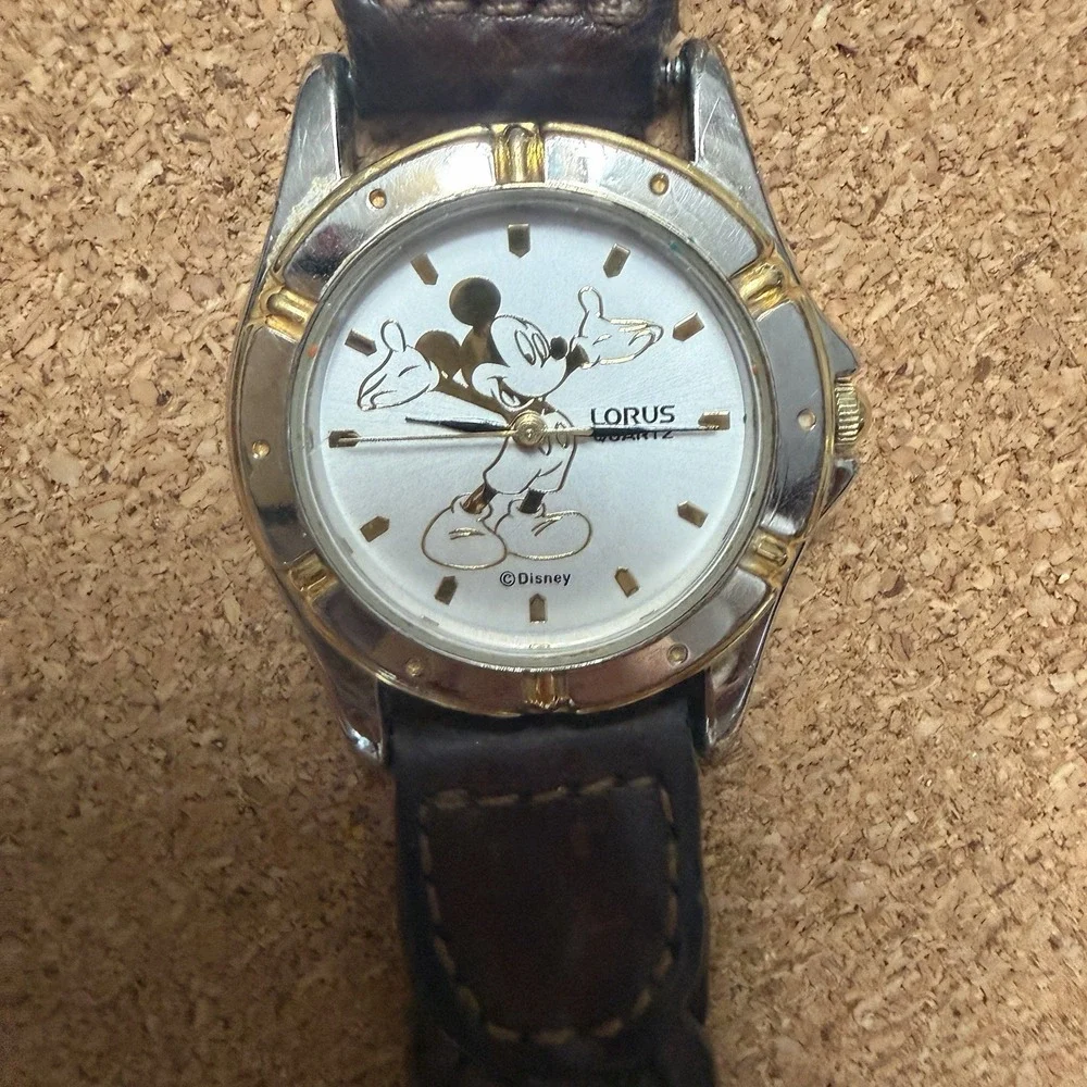 Disney Retired Lorus Women's Mickey Mouse Watch